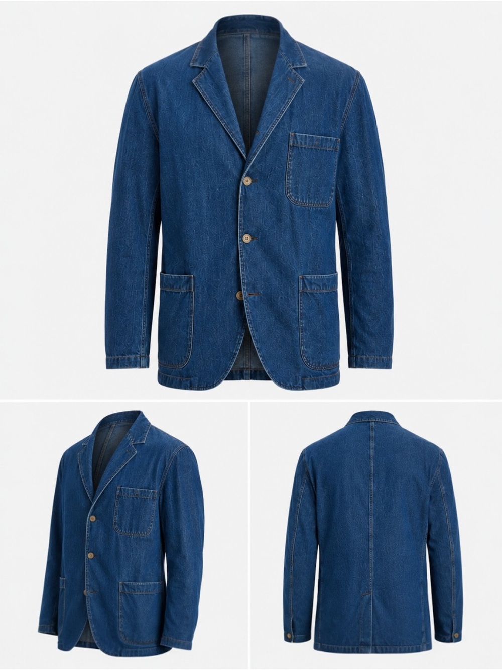 Vintage RRL Double RL Ralph Lauren Denim Chore Blazer Jacket USA Men’s M